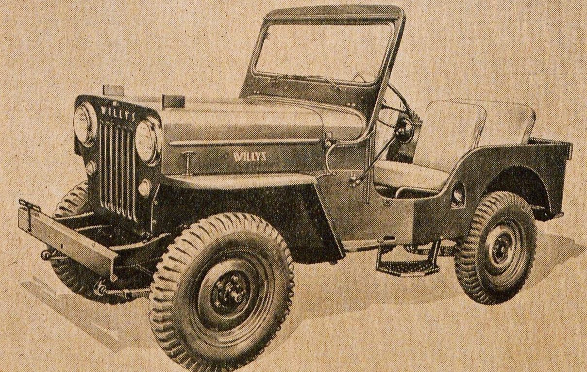 Jeep CJ-3B: os 70 anos do 'Cara de Cavalo